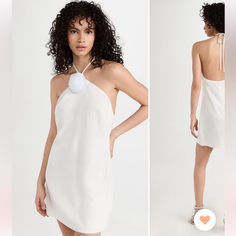 NWT WAYF Lilibet Halter Mini Dress Shopbop Bride